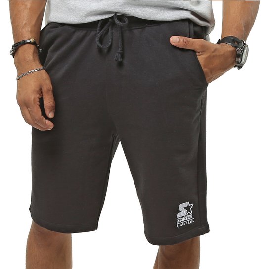 Bermuda Moletom Starter - Preto
