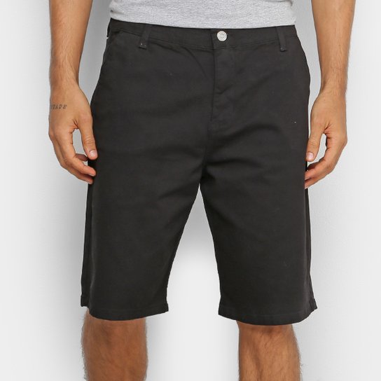 Bermuda Sarja DC Shoes Walkshort Worker Masculina - Preto