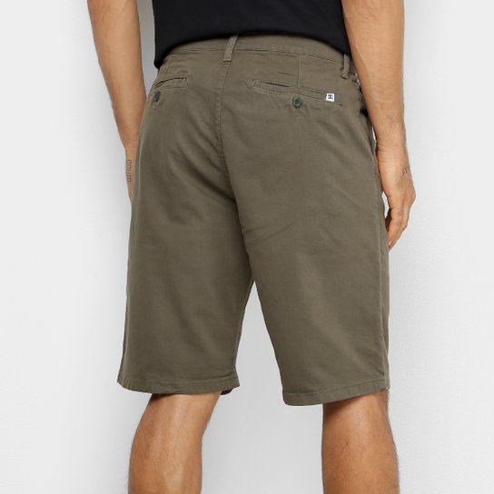 Bermuda Sarja DC Shoes Walkshort Worker Masculina - Verde Militar