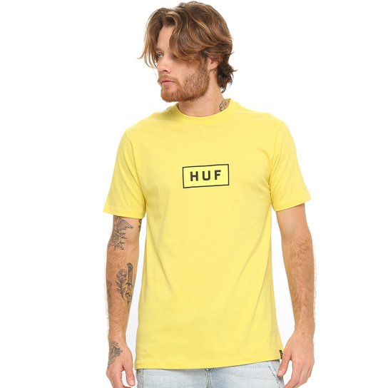 Camiseta HUF Vibes - Amarelo