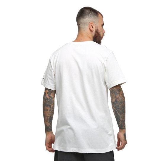 Camiseta Starter Gato Felix Whistle - Off White