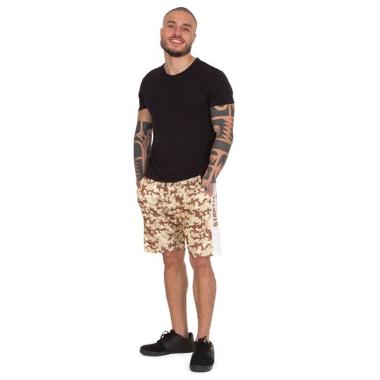 Shorts Starter Camuflado - Bege